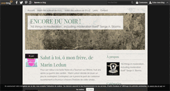 Desktop Screenshot of encoredunoir.com